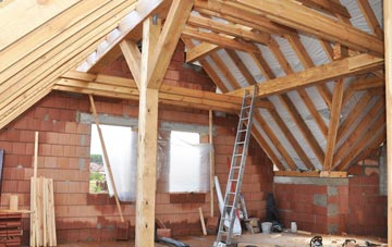 The Row attic trusses